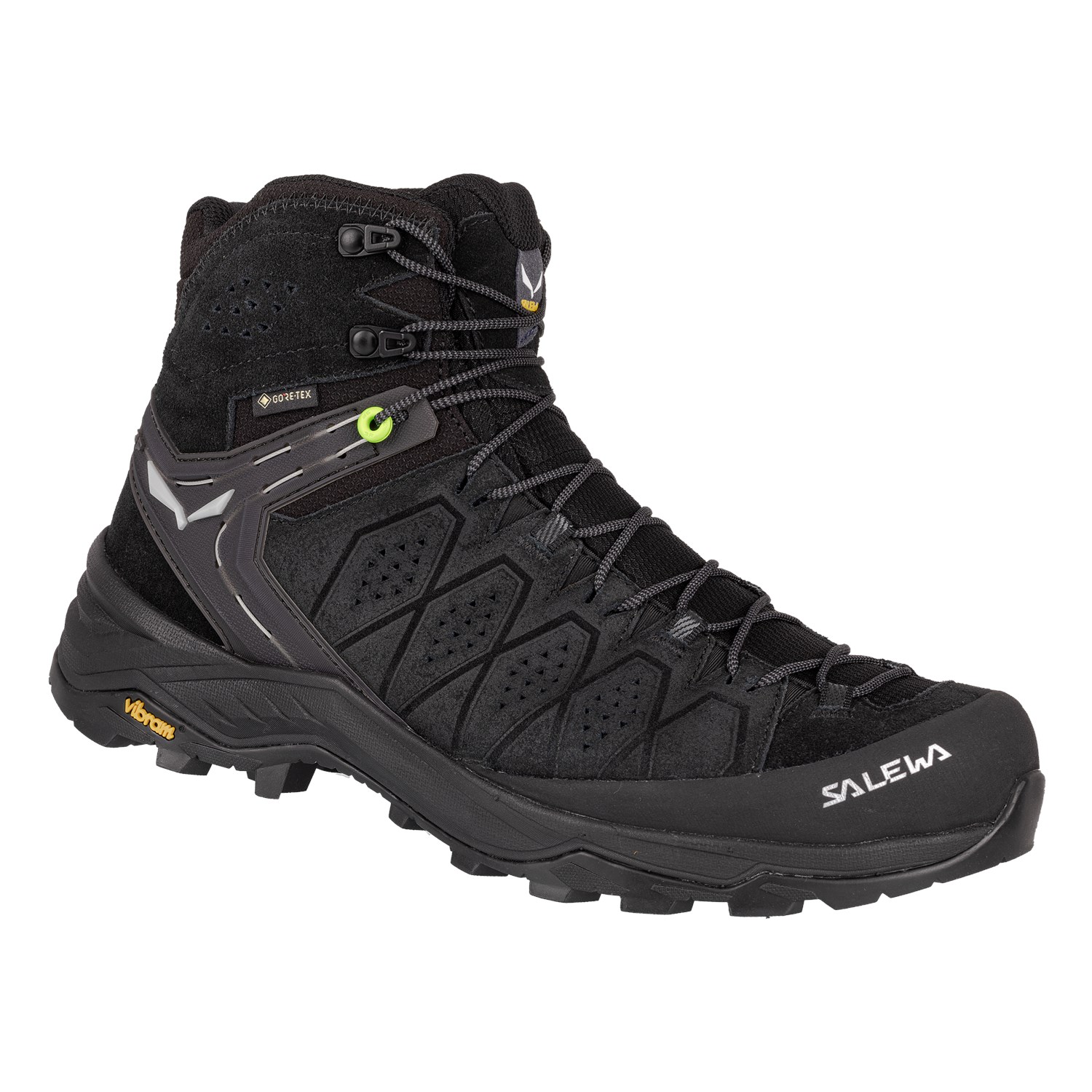 Botas Salewa Alp Trainer 2 Mid GORE-TEX® Homem Pretas/Pretas 403HKTXGC